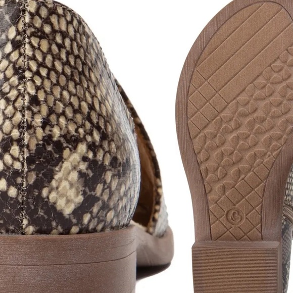 The Baretraps Casual Sedina Snake Wrap Peep Toe Slip on Sandal NWOB 10 - Picture 11 of 12